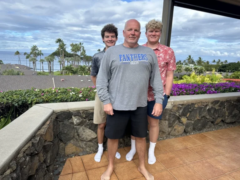 Reed Hoagland with family